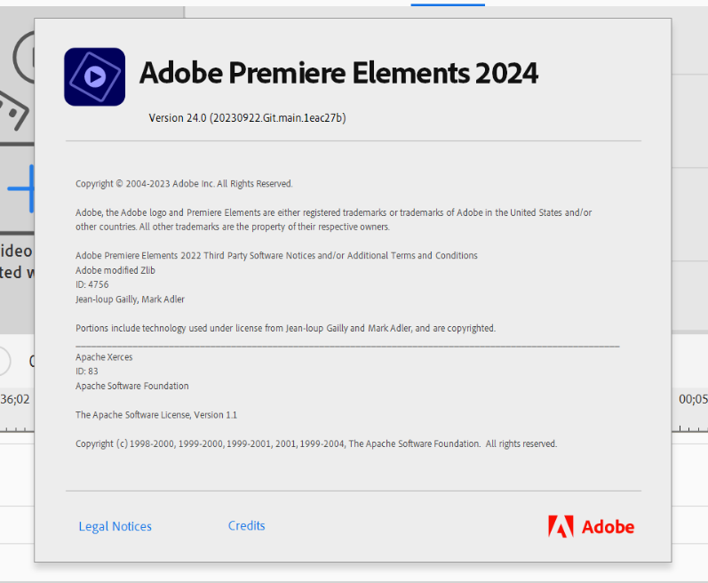 Adobe Premiere Elements 2024