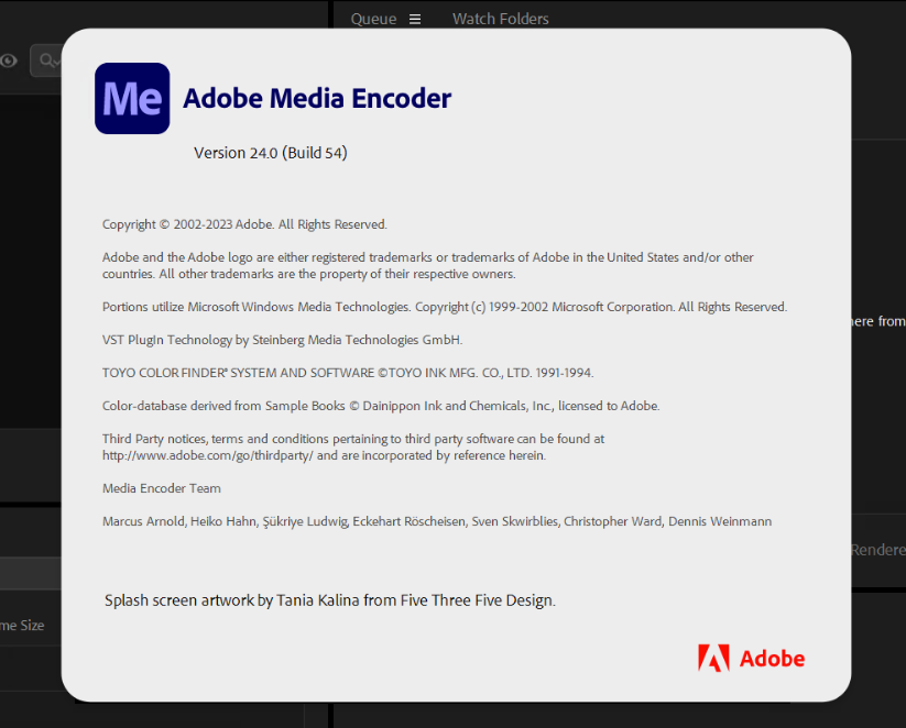 Adobe Media Encoder 2024