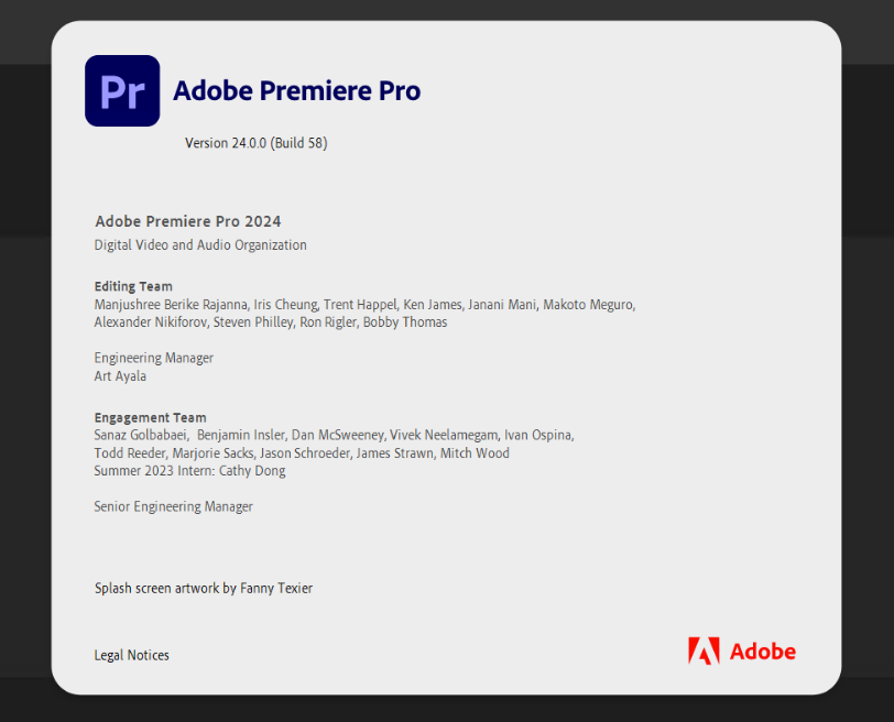 Adobe Premiere Pro 2024