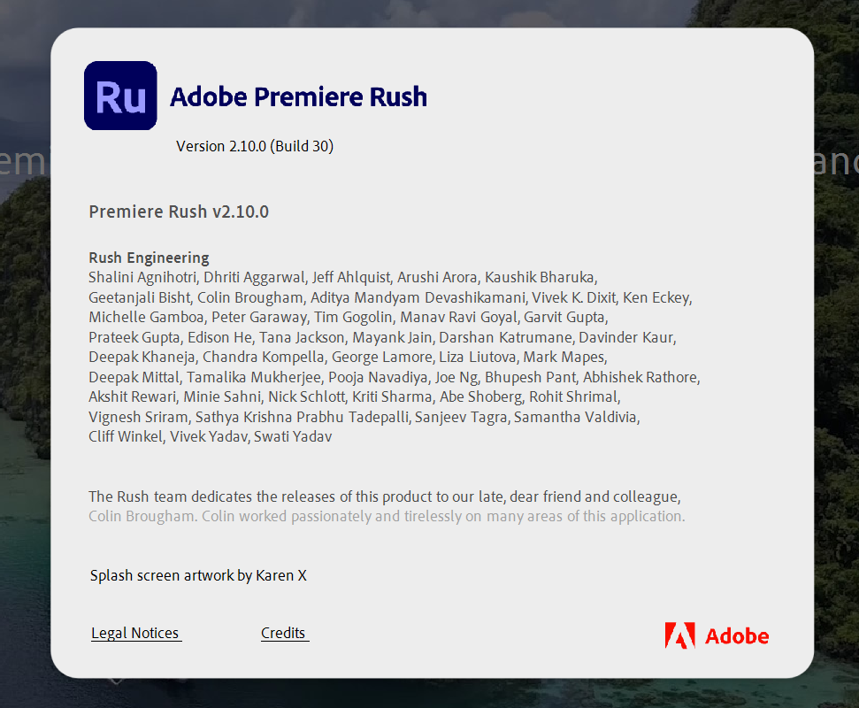 Adobe Premiere Rush 2023