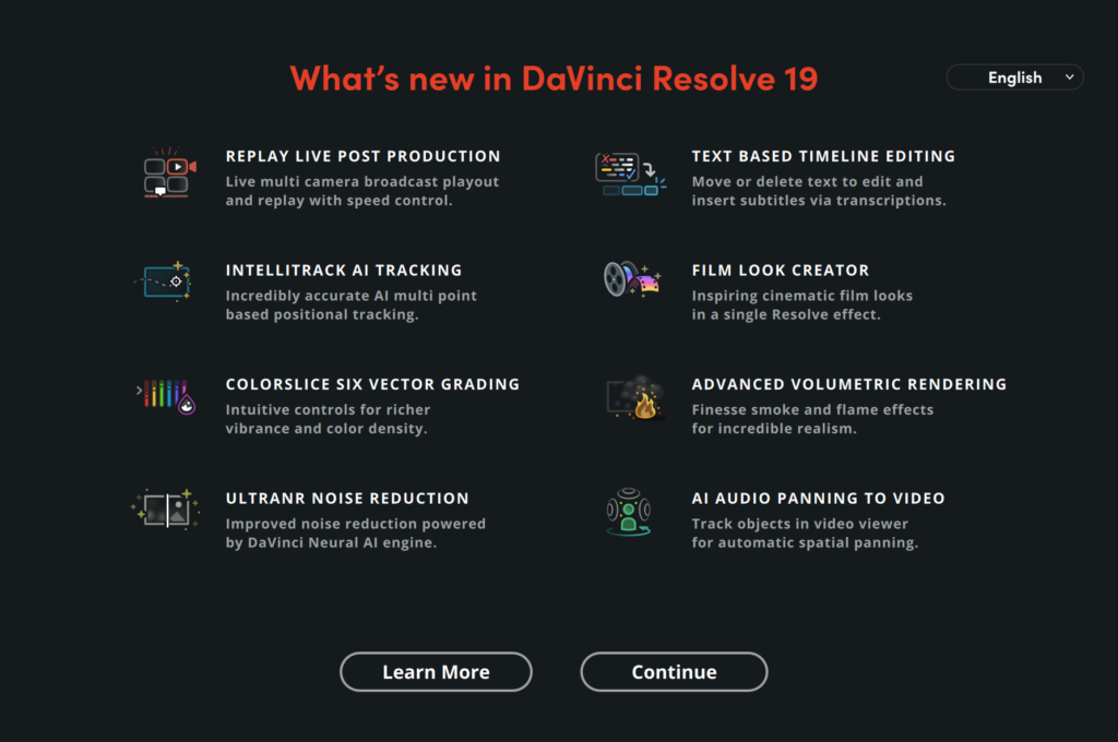 DaVinci Resolve Studio 19