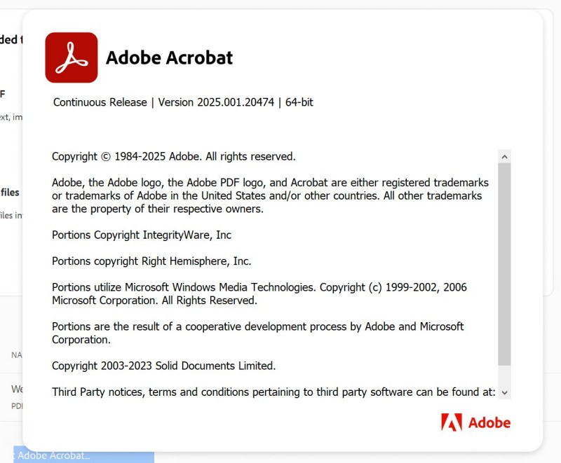 Adobe Acrobat 2025