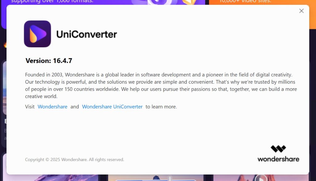 Wondershare UniConverter 16.4.7