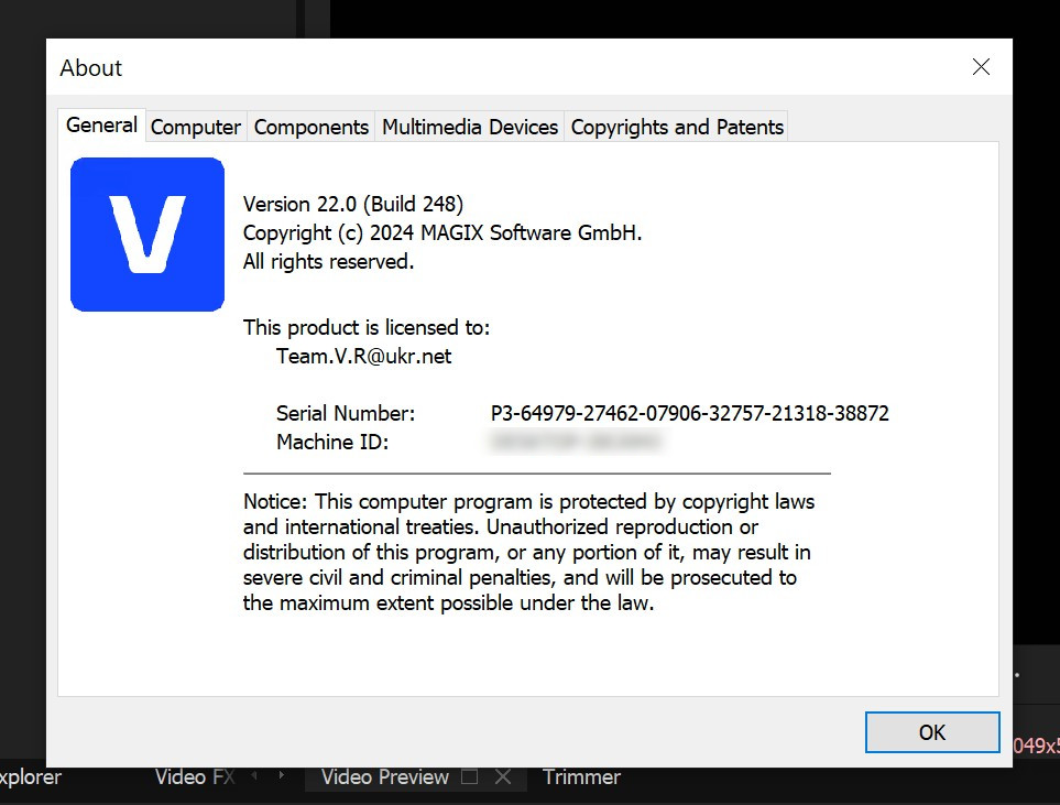 MAGIX Vegas Pro 22